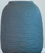 Hewory Gray Retro Round Ceramic Vase 14.5cm RRP £19.99 CLEARANCE XL £10.99